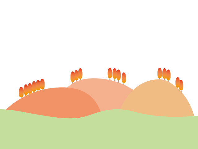 Holiday clipart scenery. Autumn leaves landscape illustration