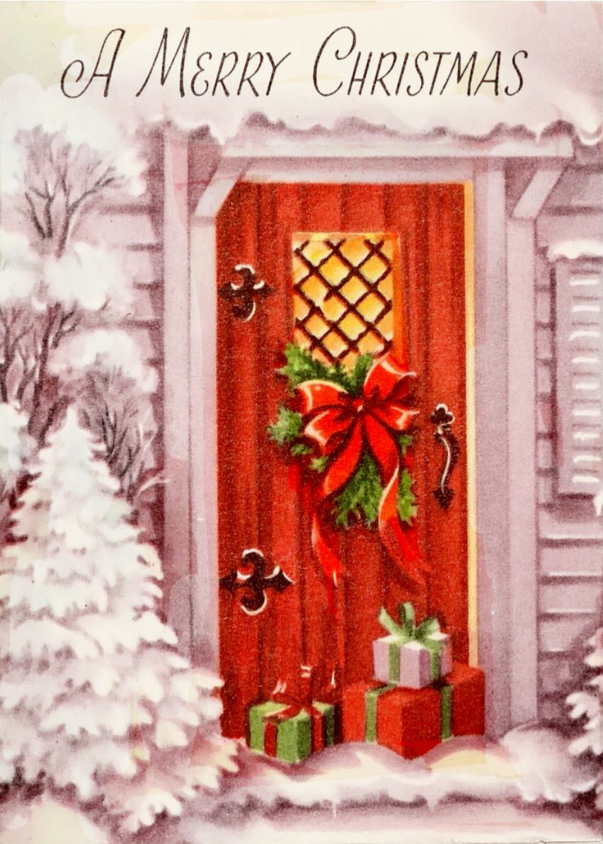 holidays clipart door