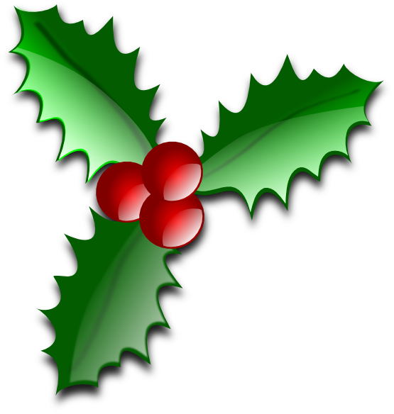 christmas clipart holly