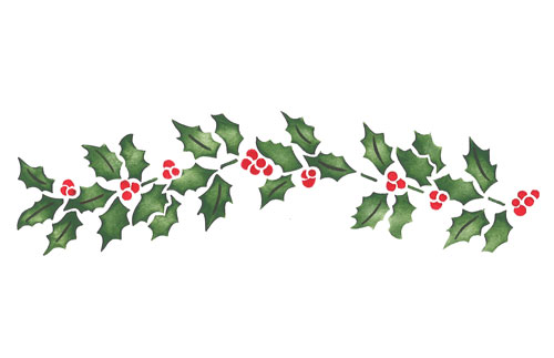holly clipart accent