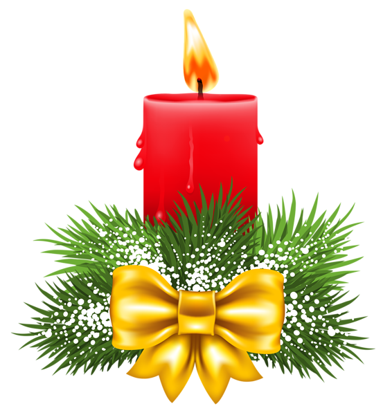 holly clipart candlelight service