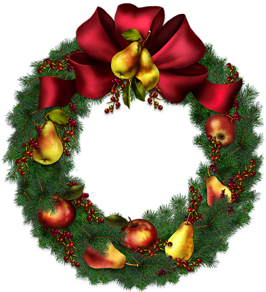 Holly clipart clear background. Christmas garland transparent clipground