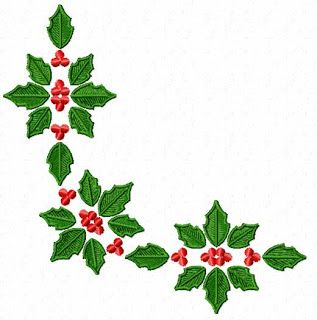 holly clipart corner