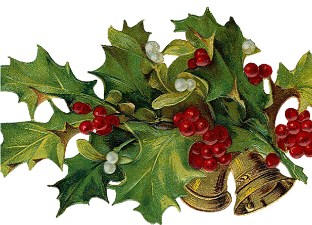 Holly clipart old fashioned. Holley victorian christmas 