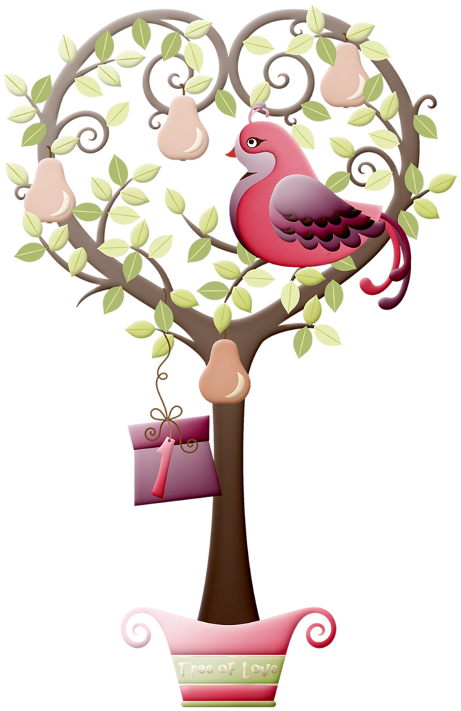 holly clipart pink