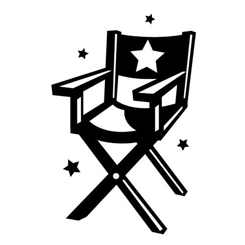 hollywood clipart chair