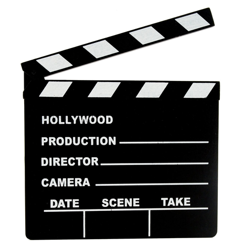 hollywood clipart film slate
