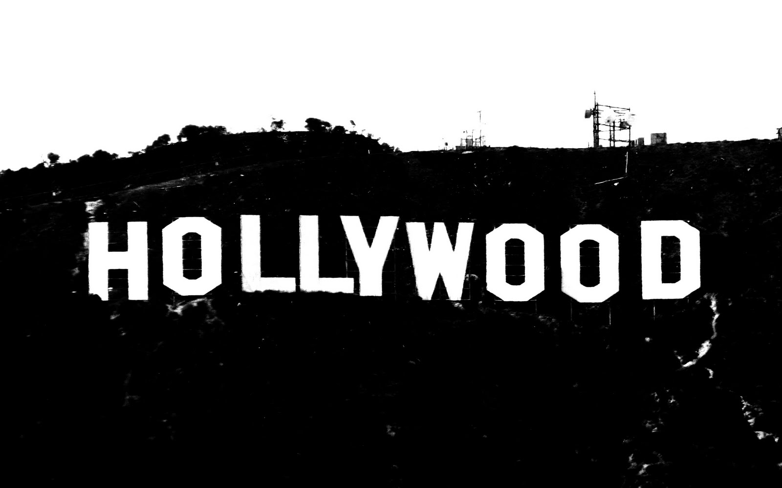 hollywood clipart font