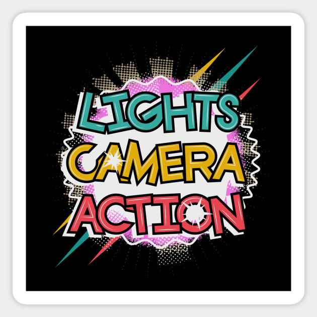 hollywood clipart lights camera action