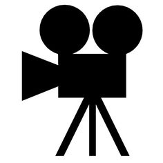 video clipart hollywood camera