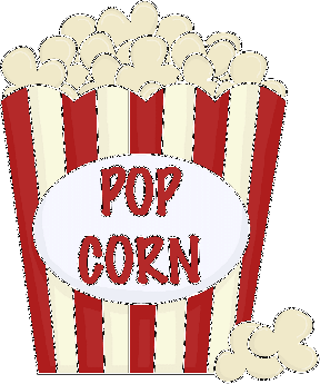hollywood clipart popcorn