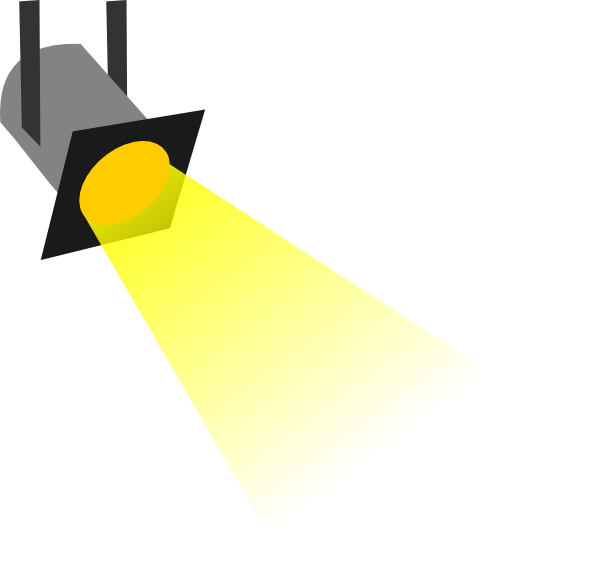 Lights clipart searchlight. Small spotlight clip art