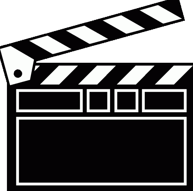 Movie production designer interview. Hollywood clipart text