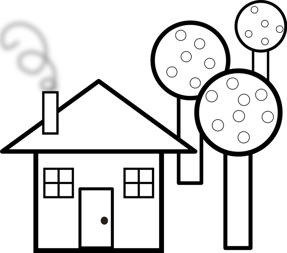 Mansion clipart black and white. Clip art houses cliparts