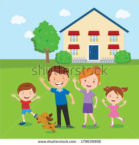 home clipart family