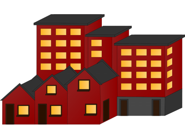 For rent bhk apartment. Home clipart flat