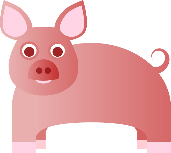 home clipart pig