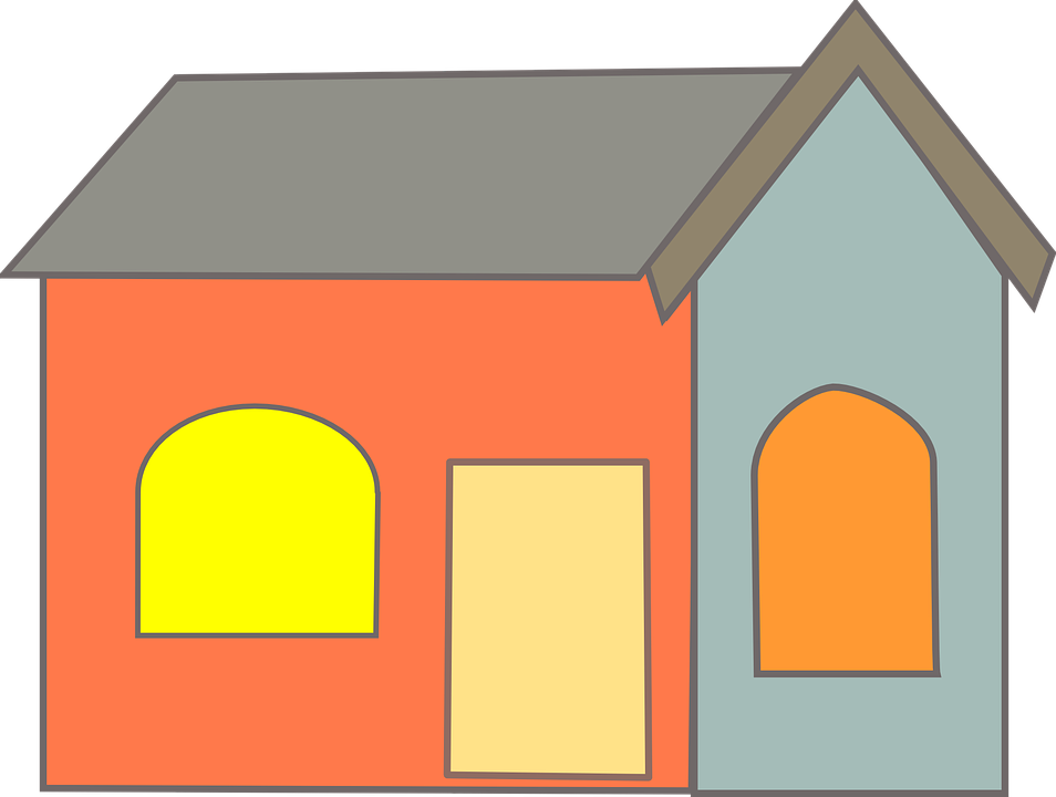 Free cartoon house png. Home clipart villa