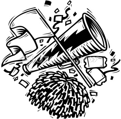 homecoming clipart black and white