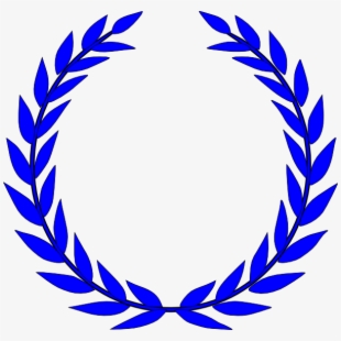 Homecoming clipart blue gold. Crown laurel wreath png