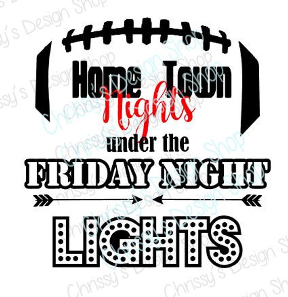 Friday night lights svg. Homecoming clipart love football