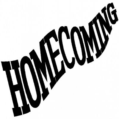 homecoming clipart text