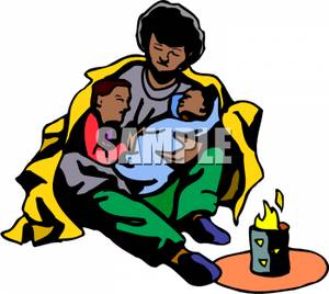 poverty clipart hungry family