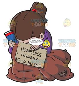 homeless clipart hungry