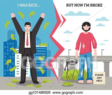homeless clipart rich poor