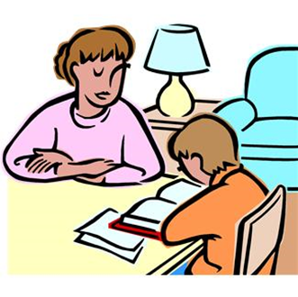homework clipart parent student