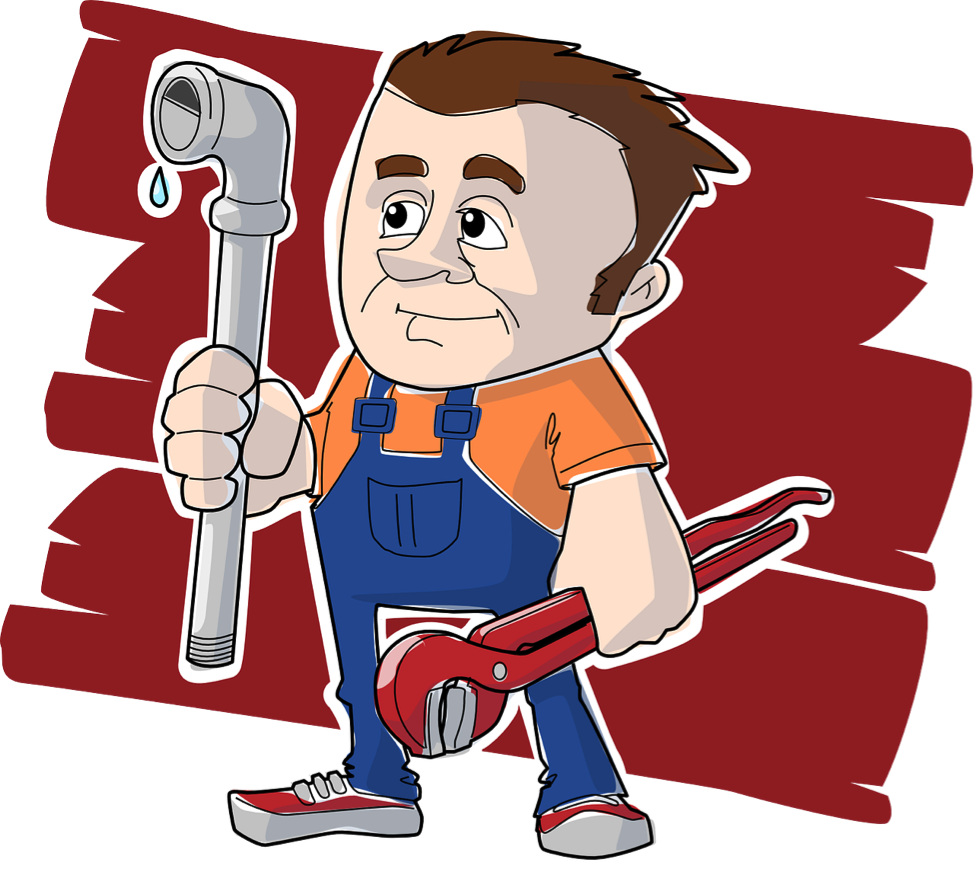 plumber clipart damages