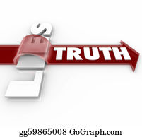 Honesty clipart deceit. Truth beats lies arrow