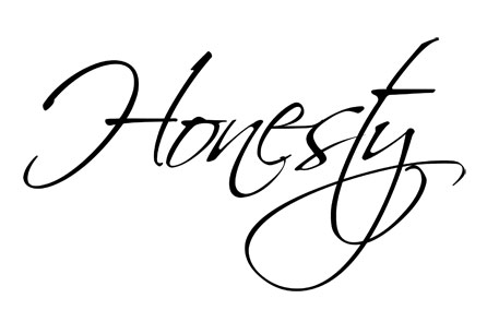 honest clipart honesty word