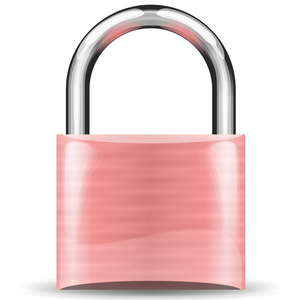 Lock clipart svg. File padlock pink wikipedia