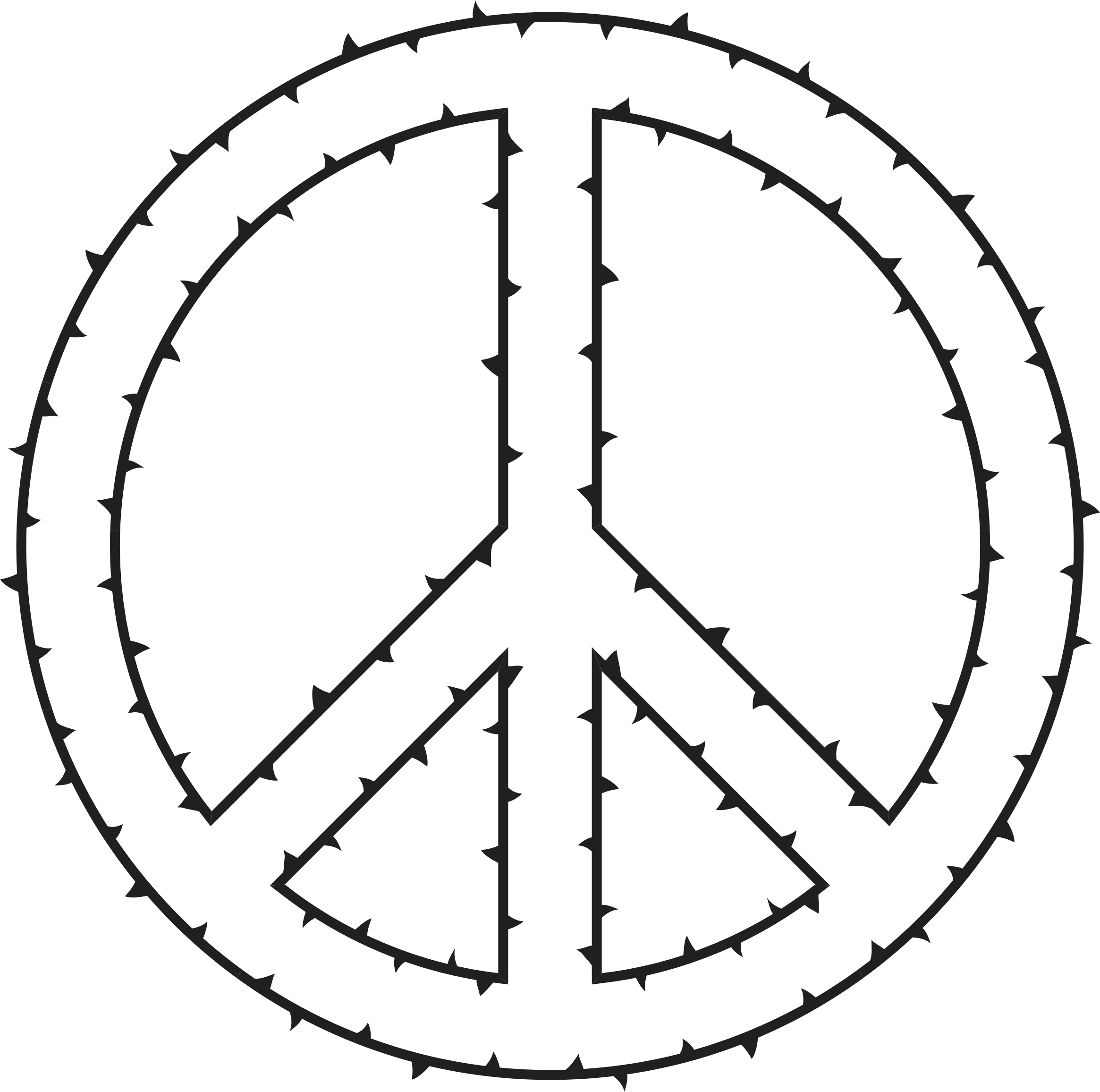 Honesty clipart peace. Sign of thorns big