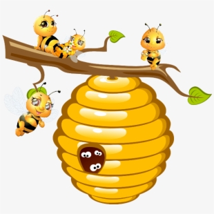 honey clipart bee home