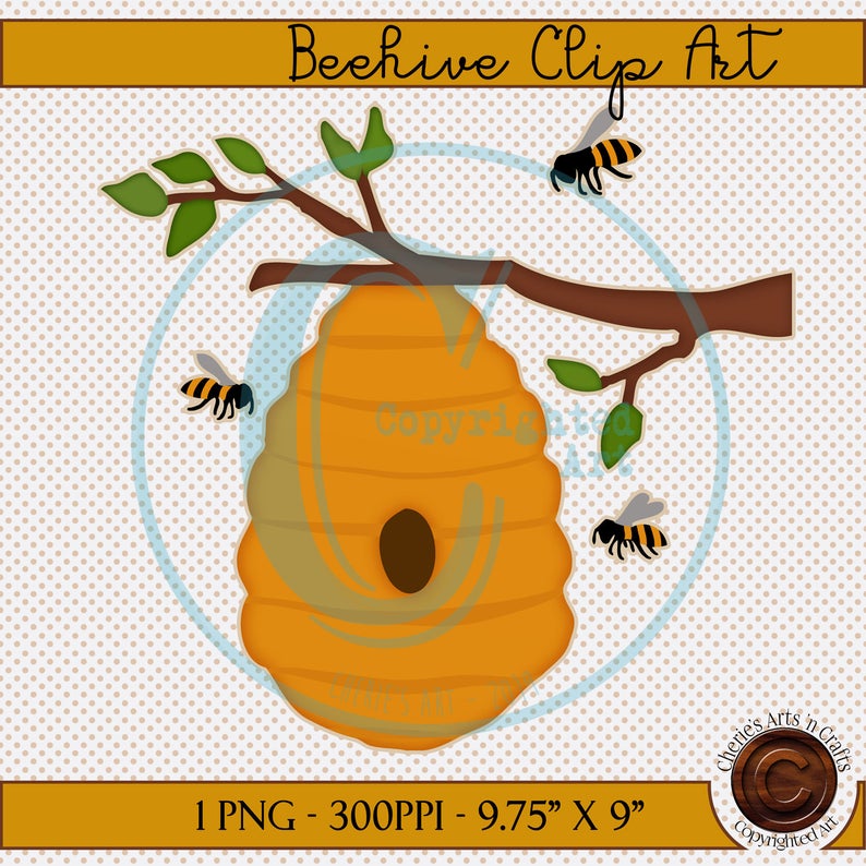honey clipart bee home