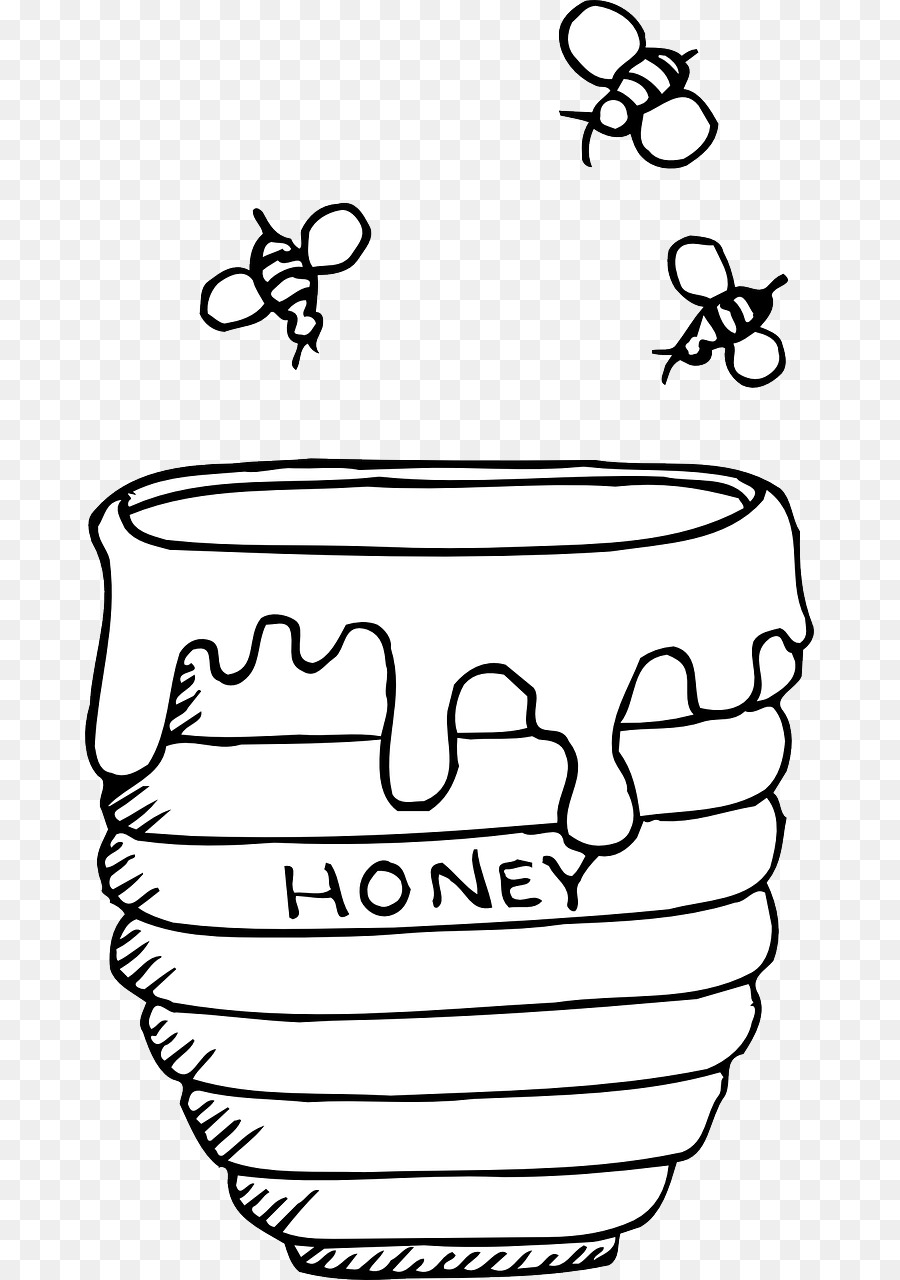 honey clipart colouring