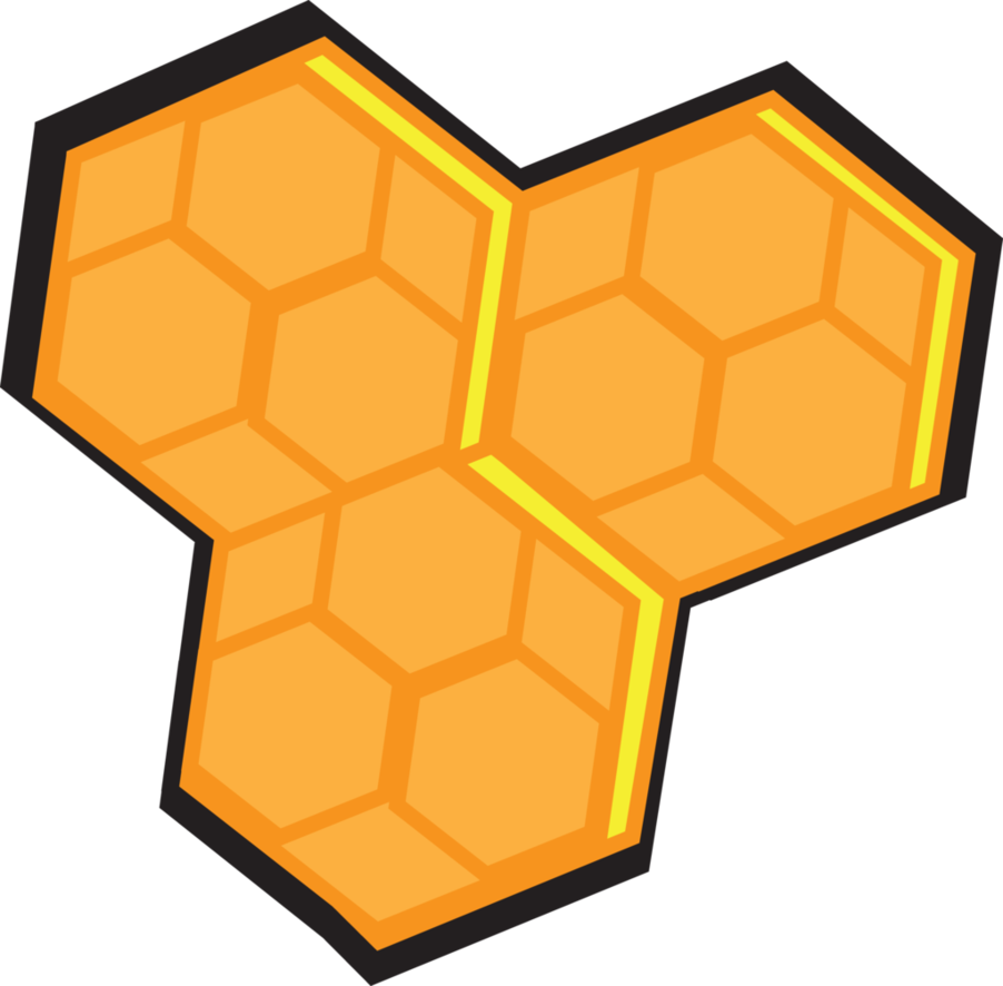 Honey clipart hexagon, Honey hexagon Transparent FREE for download on