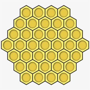 honey clipart hexagon