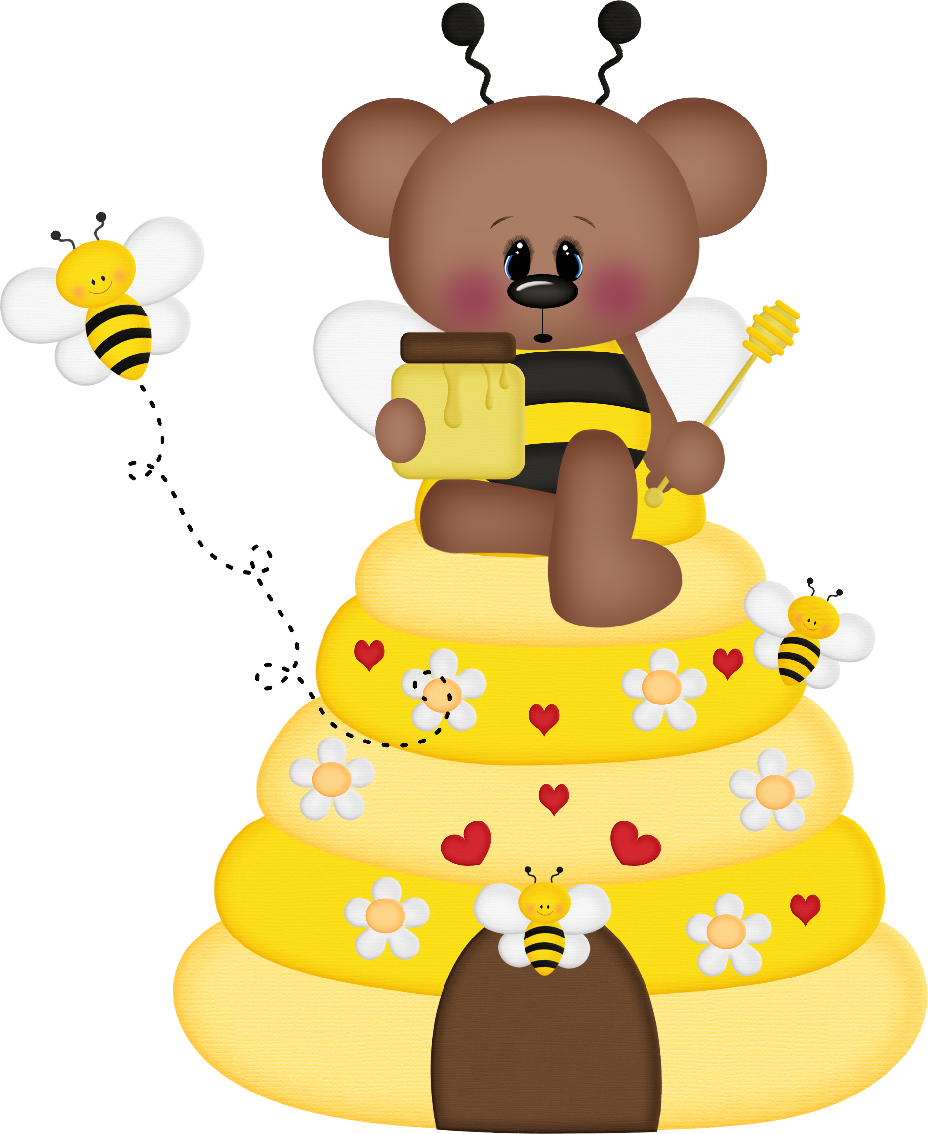 honey clipart honey cake