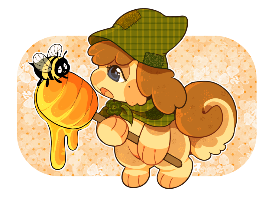 Sc witch by loppyrae. Honey clipart honey dipper