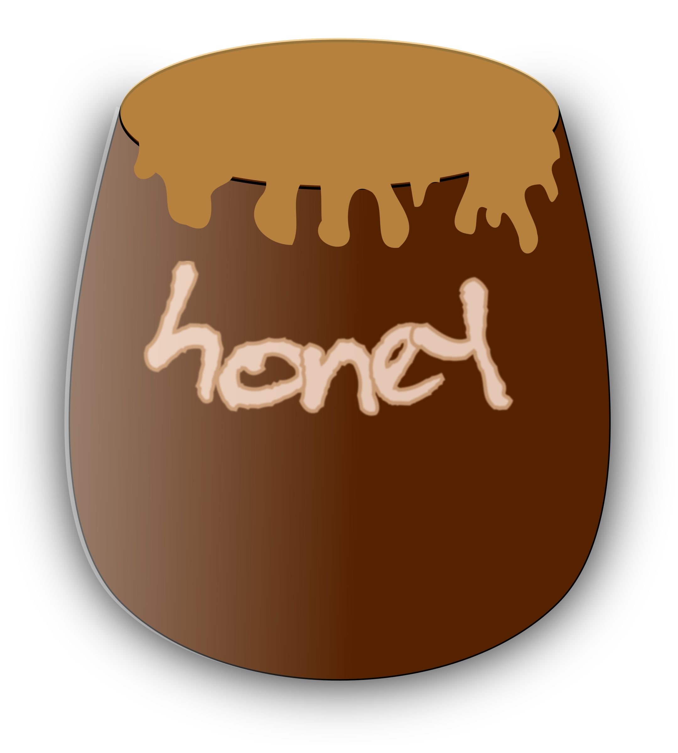 honey clipart honey jar