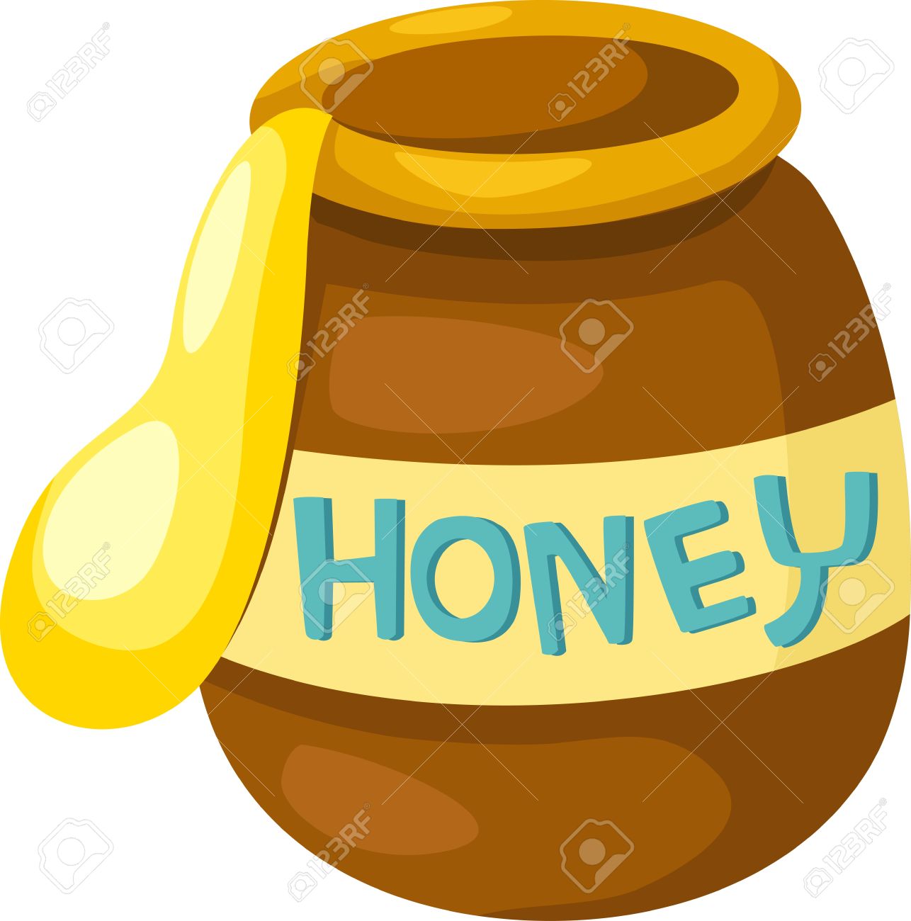 honey clipart honey jar