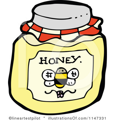 Panda free images . Honey clipart illustration