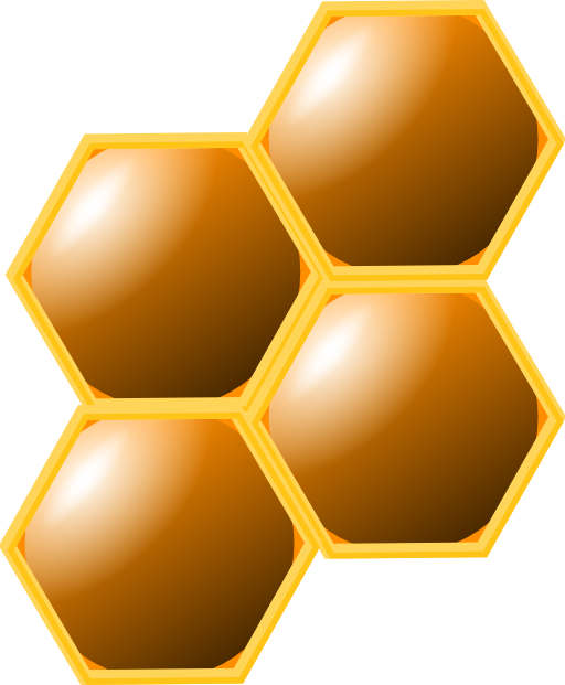 honeycomb clipart outline