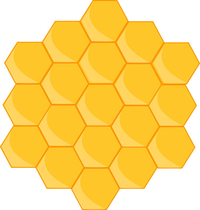 honeycomb clipart print paper