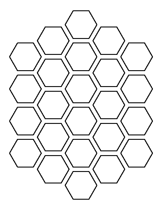 honeycomb clipart printable