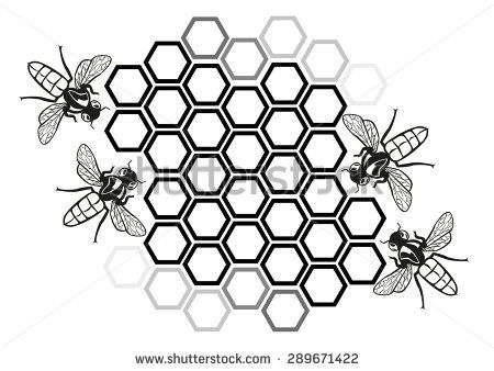 honeycomb clipart silhouette