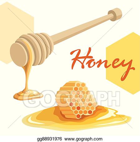 honeycomb clipart stick